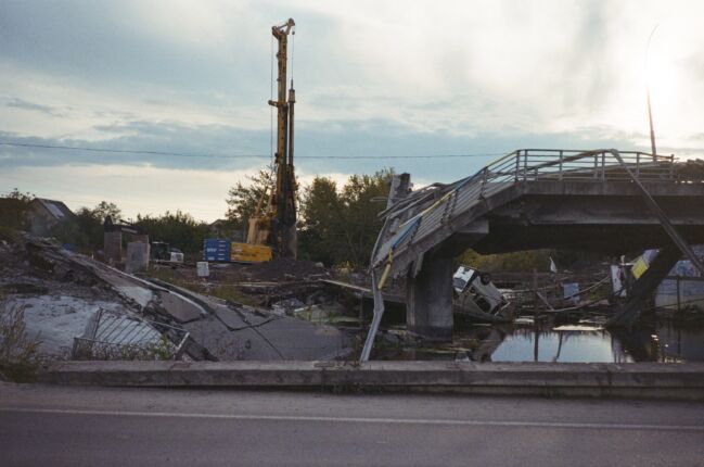 23 Destroyed Bridger Irpin River